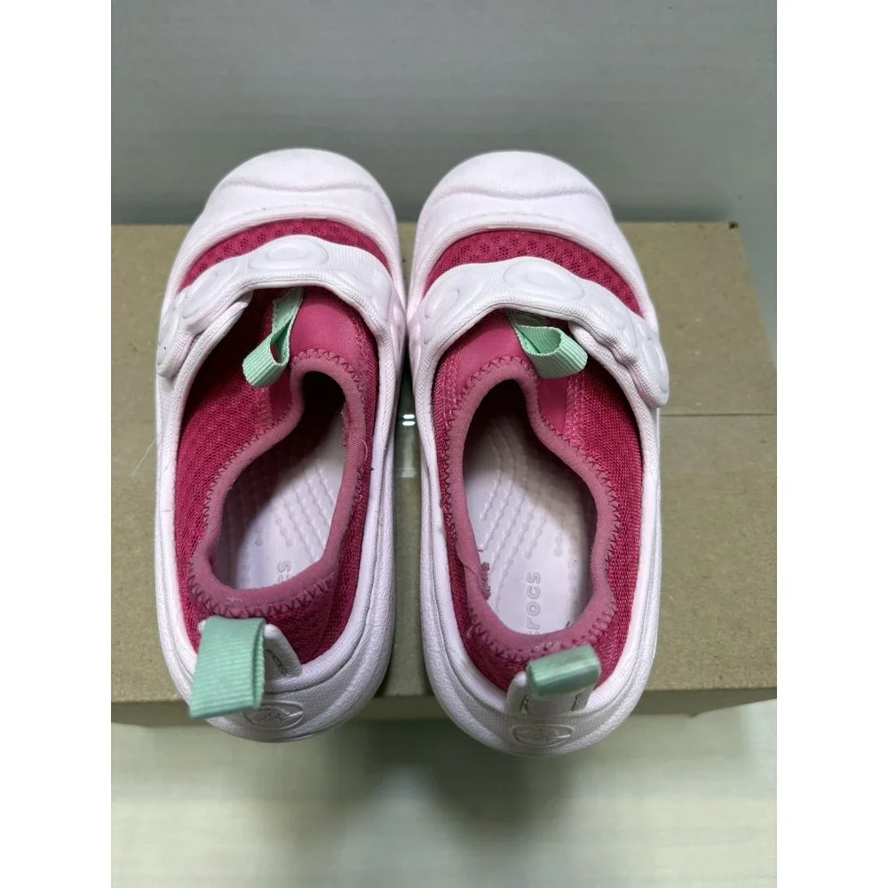 Crocs Little Kids Swiftwater Splash Sandals Shoes Dragonfruit Pink Size C 10